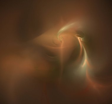 Dijital fraktal resimlerinden birinin resmi