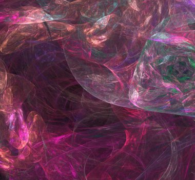 Dijital fraktal resimlerinden birinin resmi