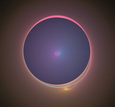 Dijital fraktal resimlerinden birinin resmi