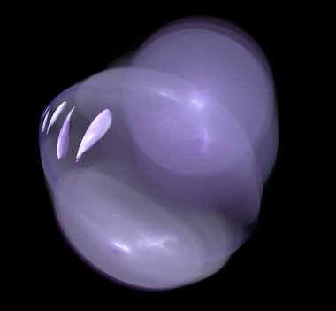 Dijital fraktal resimlerinden birinin resmi