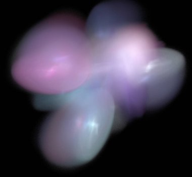 Dijital fraktal resimlerinden birinin resmi