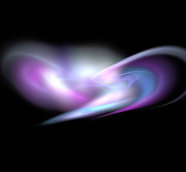 Dijital fraktal resimlerinden birinin resmi