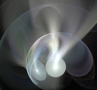 Dijital fraktal resimlerinden birinin resmi