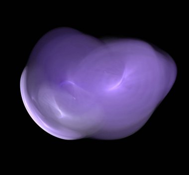 Dijital fraktal resimlerinden birinin resmi