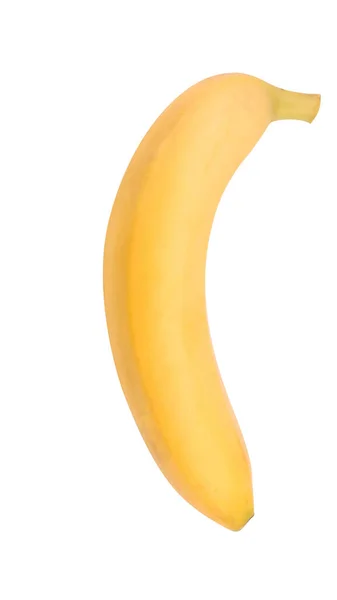 Żółty Banan Izolowany Suchy Słoneczny Letni Dzień — Zdjęcie stockowe