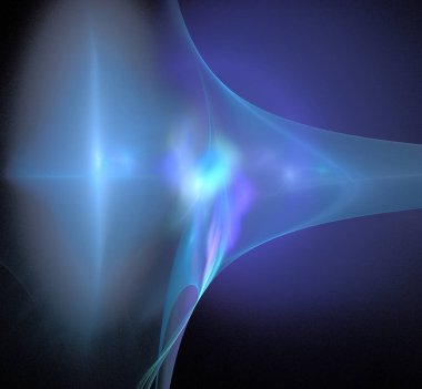 Dijital fraktal resimlerinden birinin resmi