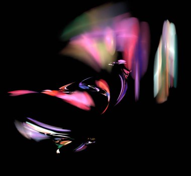 Dijital fraktal resimlerinden birinin resmi