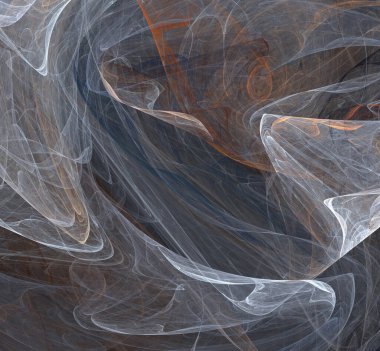 Dijital fraktal resimlerinden birinin resmi