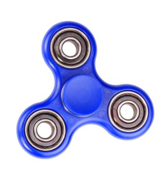 mavi plastik oyuncak beyaz arkaplanda gün içinde izole