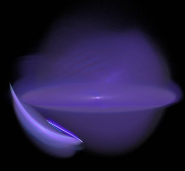 Dijital fraktal resimlerinden birinin resmi