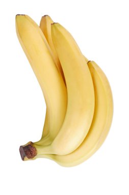 Kuru güneşli bir günde soyutlanmış bir sürü sarı muz.