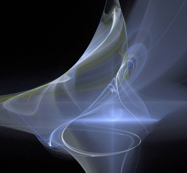 Dijital fraktal resimlerinden birinin resmi