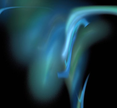 Dijital fraktal resimlerinden birinin resmi