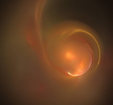 Dijital fraktal resimlerinden birinin resmi