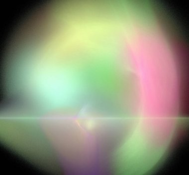 Dijital fraktal resimlerinden birinin resmi