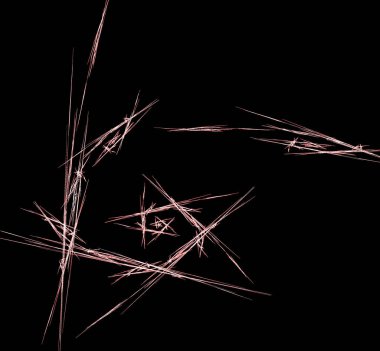 Dijital fraktal resimlerinden birinin resmi