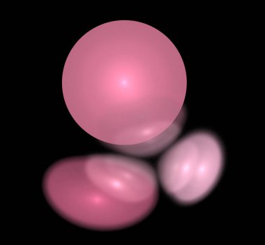 Dijital fraktal resimlerinden birinin resmi