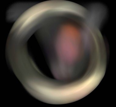 Dijital fraktal resimlerinden birinin resmi