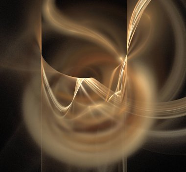 Dijital fraktal resimlerinden birinin resmi