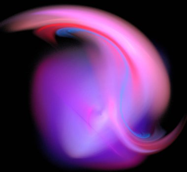 Dijital fraktal resimlerinden birinin resmi