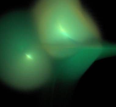 Dijital fraktal resimlerinden birinin resmi