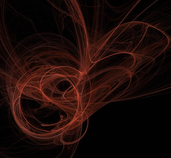 Dijital fraktal resimlerinden birinin resmi