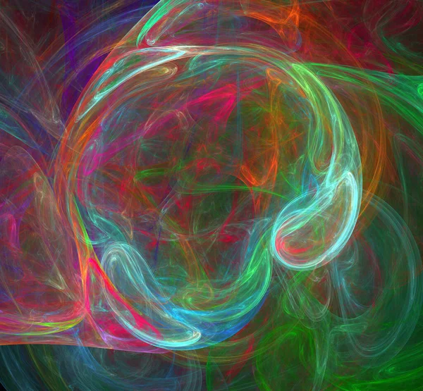 Dijital fraktal resimlerinden birinin resmi