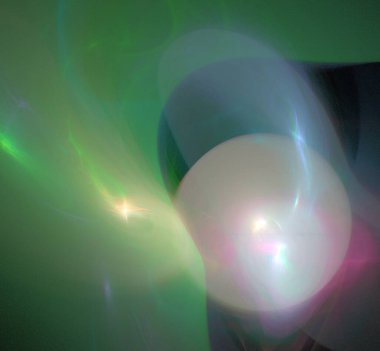 Dijital fraktal resimlerinden birinin resmi