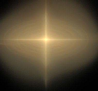 Dijital fraktal resimlerinden birinin resmi