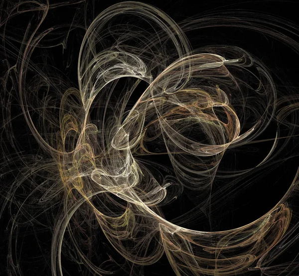 Dijital fraktal resimlerinden birinin resmi