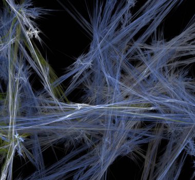 Dijital fraktal resimlerinden birinin resmi