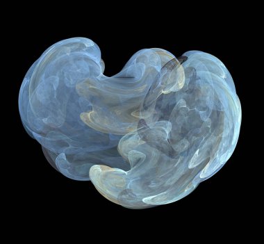 Dijital fraktal resimlerinden birinin resmi