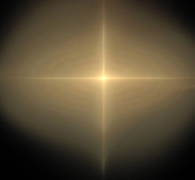 Dijital fraktal resimlerinden birinin resmi