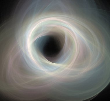 Dijital fraktal resimlerinden birinin resmi