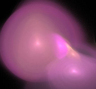 Dijital fraktal resimlerinden birinin resmi