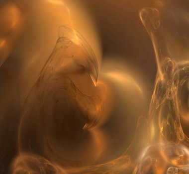 Dijital fraktal resimlerinden birinin resmi