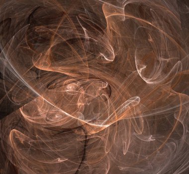 Dijital fraktal resimlerinden birinin resmi