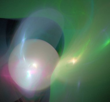 Dijital fraktal resimlerinden birinin resmi