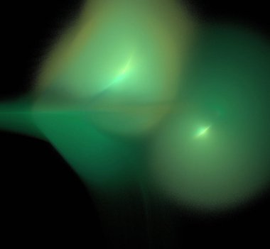 Dijital fraktal resimlerinden birinin resmi