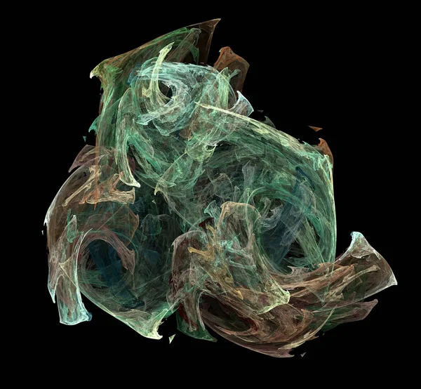 Dijital fraktal resimlerinden birinin resmi