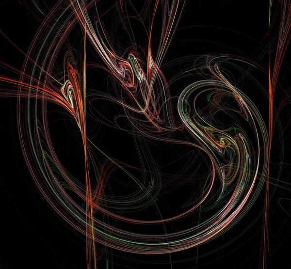 Image One Illustration Digital Fractal — Stock Photo, Image