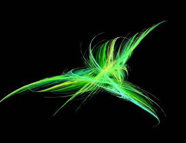 Dijital fraktal resimlerinden birinin resmi