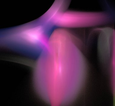 Dijital fraktal resimlerinden birinin resmi