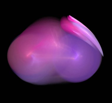 Dijital fraktal resimlerinden birinin resmi