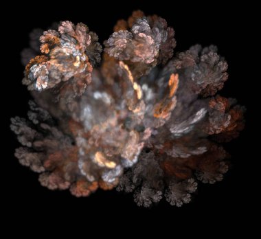 Dijital fraktal resimlerinden birinin resmi