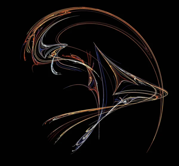 Dijital fraktal resimlerinden birinin resmi