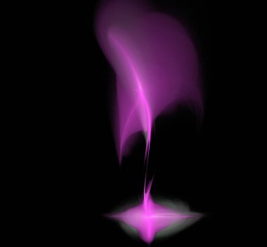 Dijital fraktal resimlerinden birinin resmi