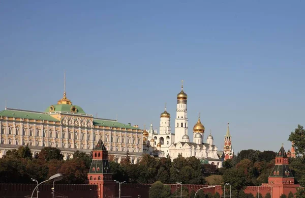 Moscou Tour Kremlin Quai Rivière — Photo