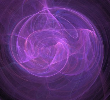 Dijital fraktal resimlerinden birinin resmi