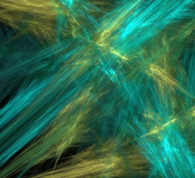 Dijital fraktal resimlerinden birinin resmi